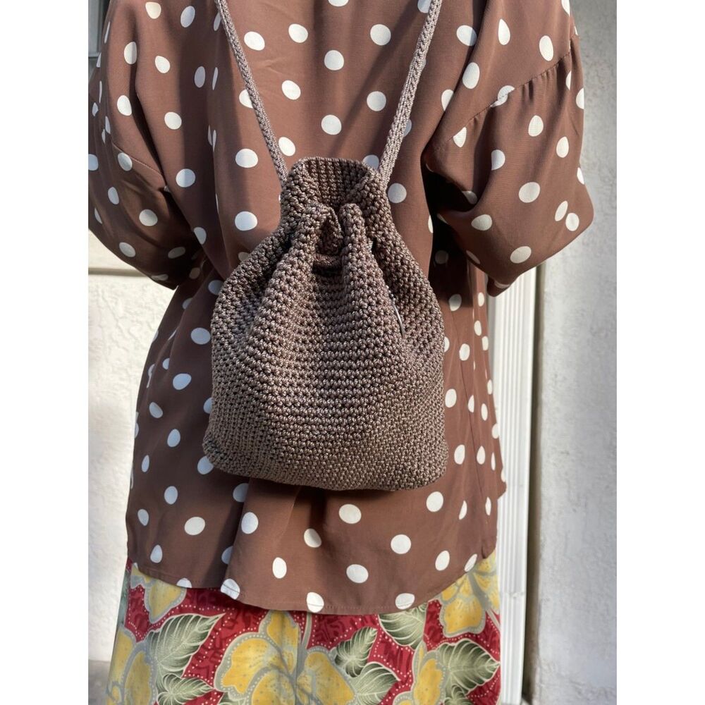 Boho Cottage Festival The Sak Crochet Mini Backpack Bag